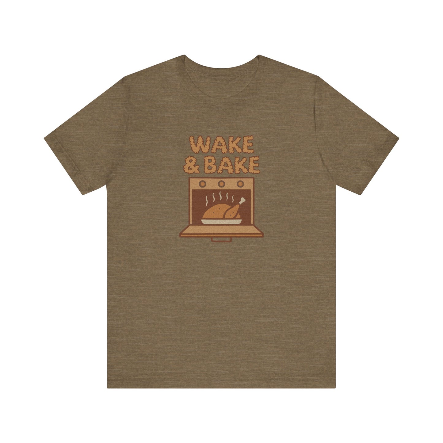 Wake & Bake — Retro Thanksgiving Turkey Tee (Light)