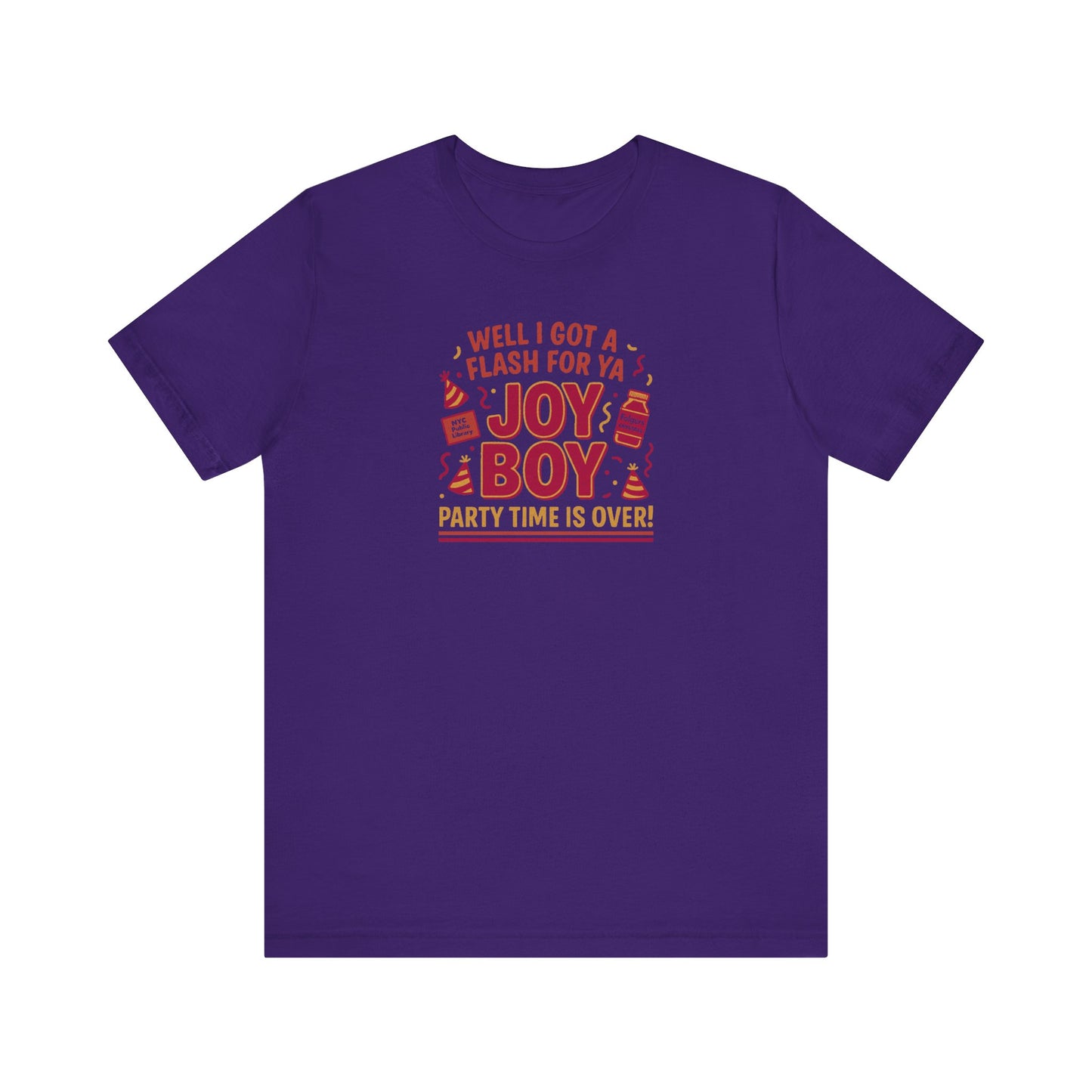 Joy Boy — Seinfeld Library Investigator Retro Tee (Dark)
