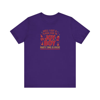 Joy Boy — Seinfeld Library Investigator Retro Tee (Dark)