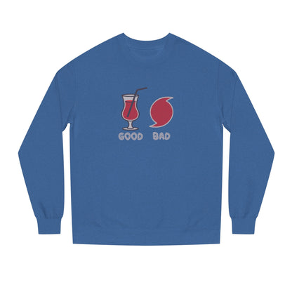 Good Hurricane, Bad Hurricane – Tropical Retro Sweatshirt (Dark)