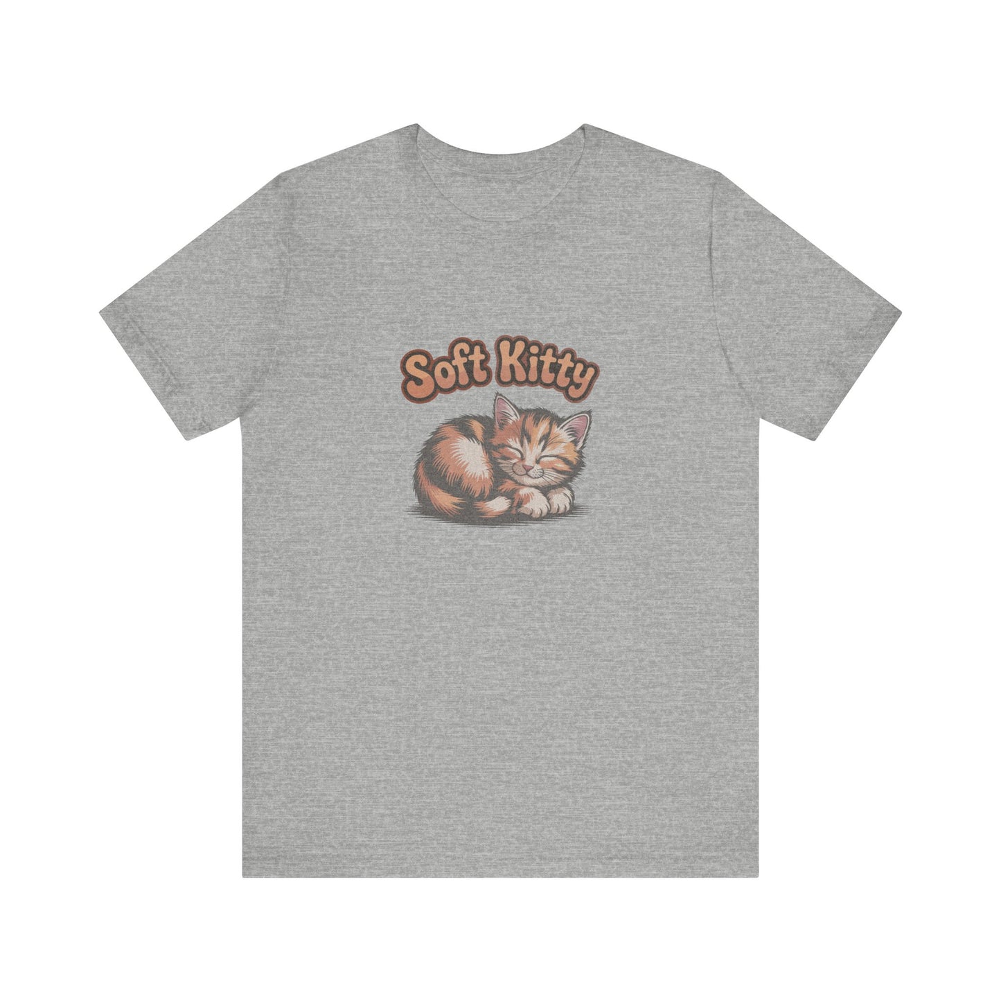 Soft Kitty Sick-Day Lullaby — Big Bang Theory Retro Tee (Light)