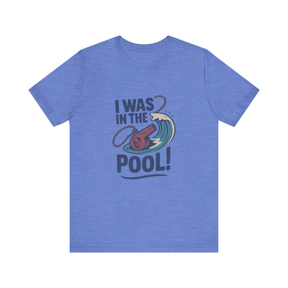 I Was in the Pool! — George Costanza Shrinkage Retro Tee (Light)