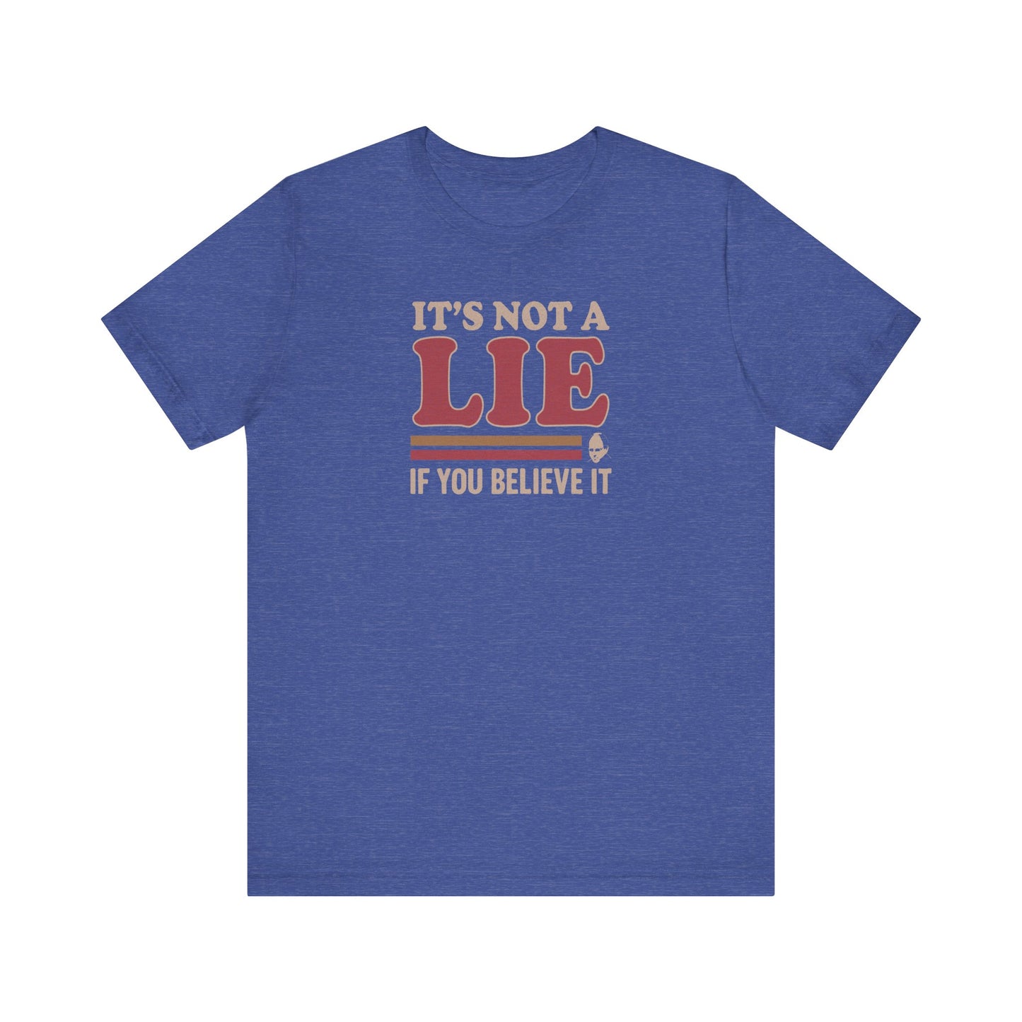 It’s Not a Lie, If You Believe It — George Costanza Retro Tee (Dark)