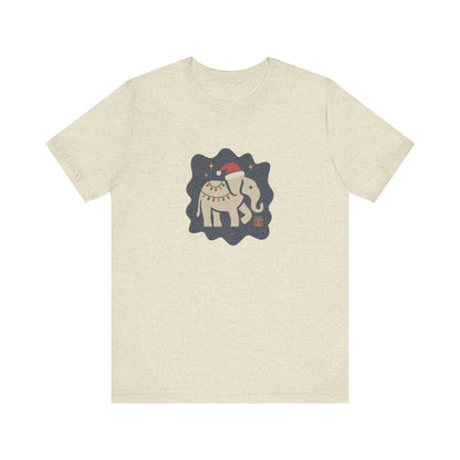 White Elephant Season — Retro Christmas Graphic Tee (Light)
