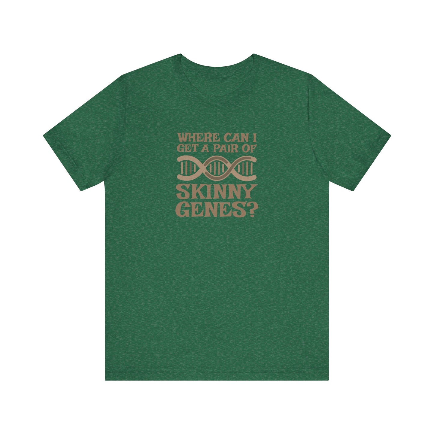 Pair of Skinny Genes — Retro Graphic Tee (Dark)