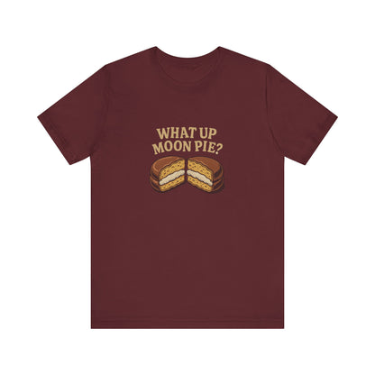 What Up, Moon Pie? — Big Bang Theory Retro Tee (Dark)