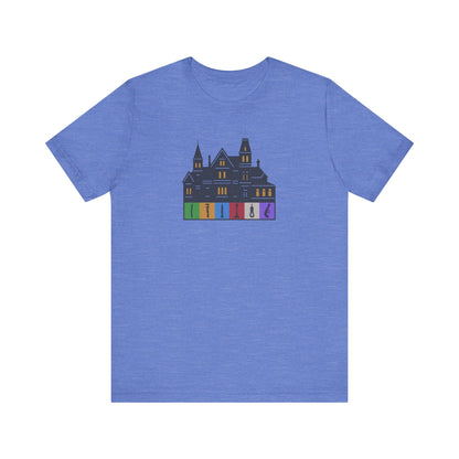 Welcome to Hill House (Off Route 41) — Clue Retro Tee (Light)