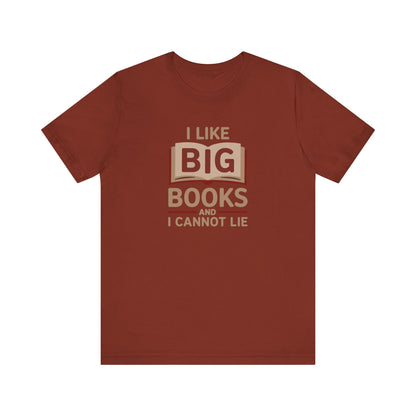 I Like Big Books and I Cannot Lie — Bibliophile Retro Tee (Dark)