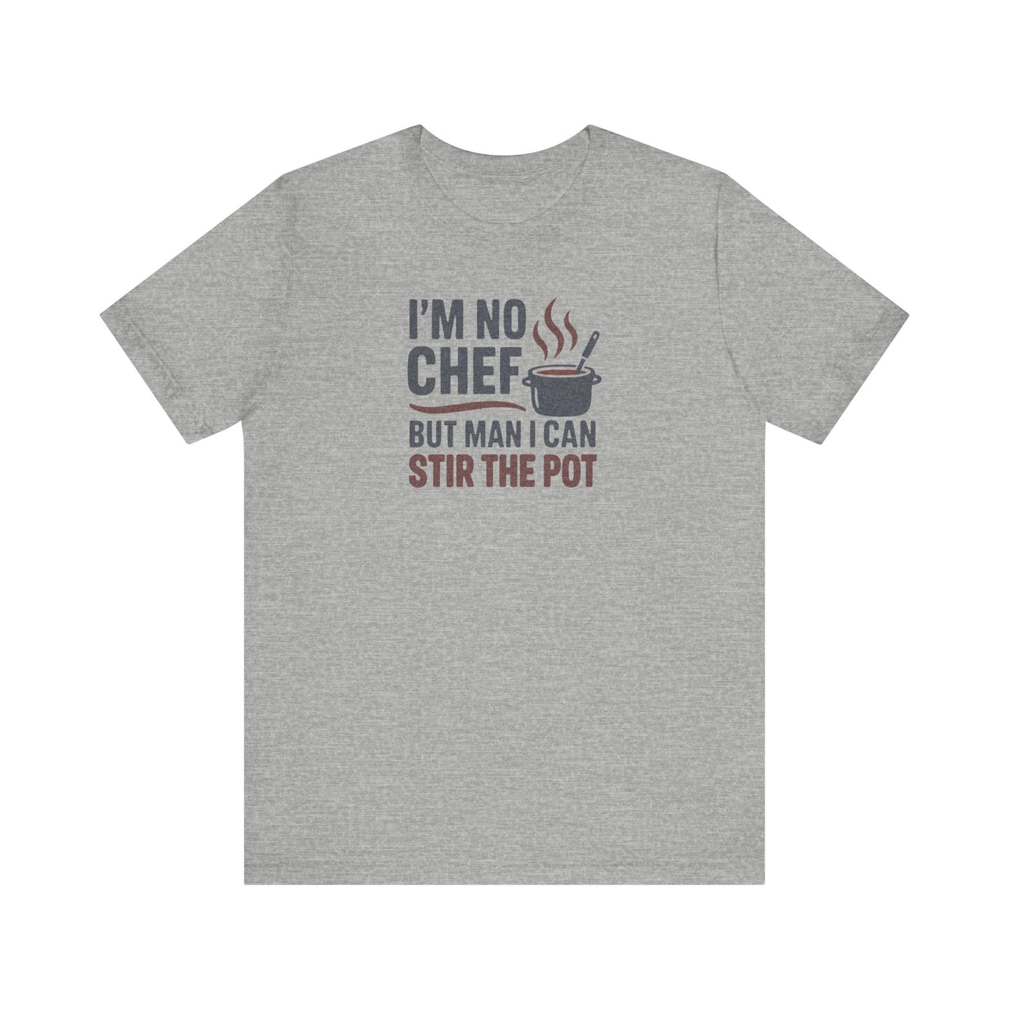 I'm No Chef, But Man I Stir the Pot — Retro Tee (Light)
