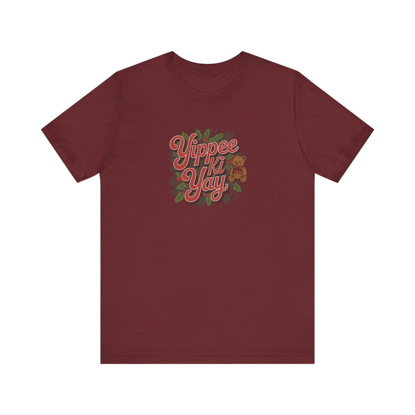 Yippee Ki Yay — Die Hard Retro Christmas Tee (Dark)