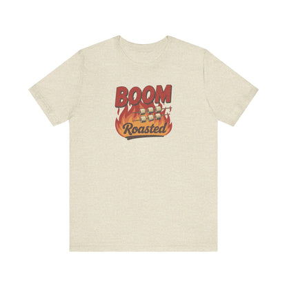 Boom, Roasted — Michael Scott Retro Tee (Light)