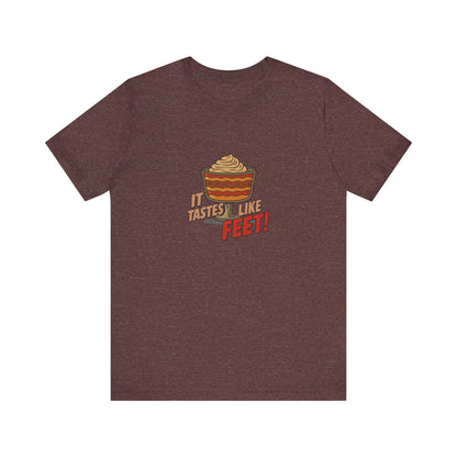 It Tastes Like Feet! — Thanksgiving Trifle Retro Tee (Dark)