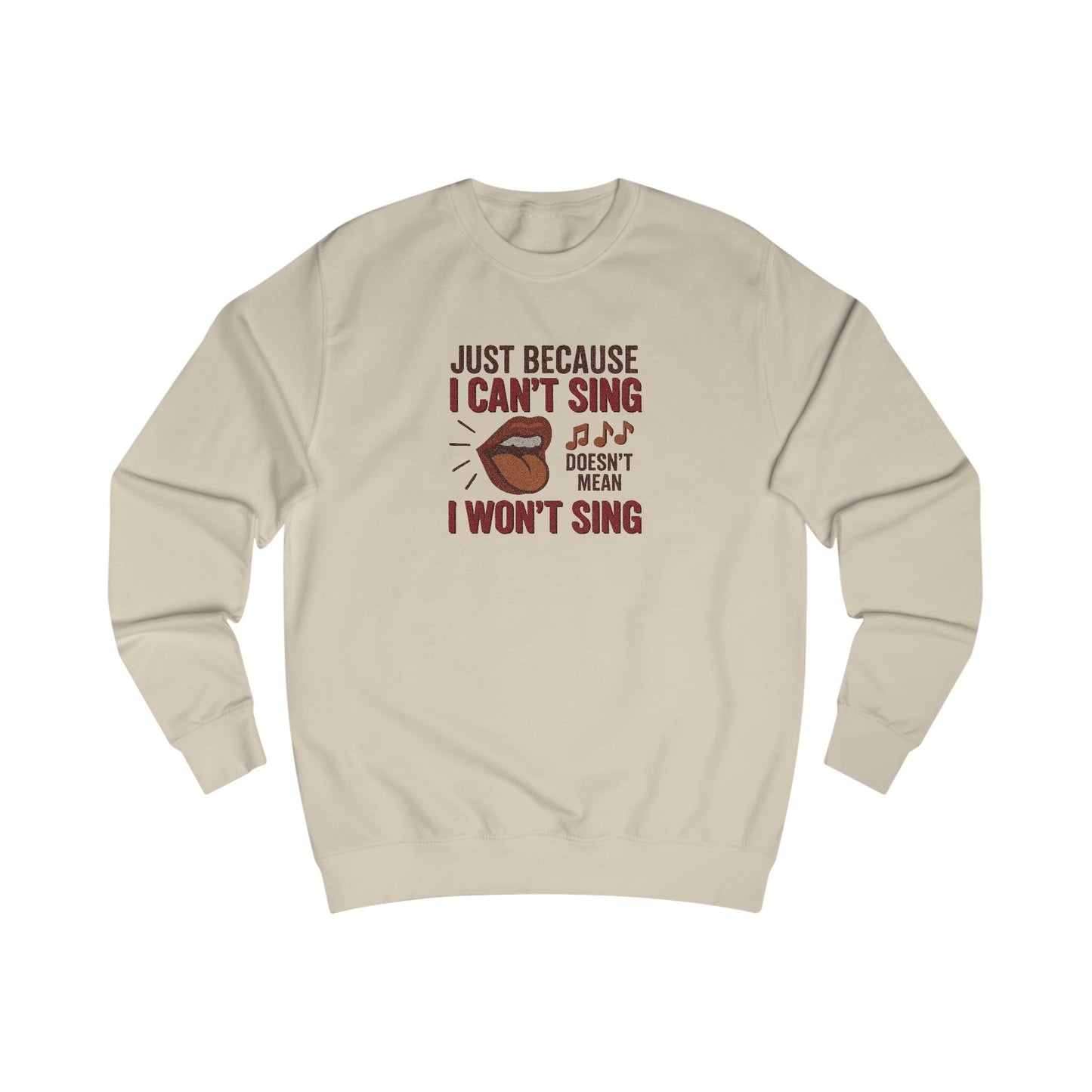 Sing Like Nobody’s Listening — Retro Sweatshirt (Light)
