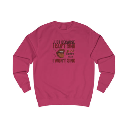 Sing Like Nobody’s Listening — Retro Sweatshirt (Light)