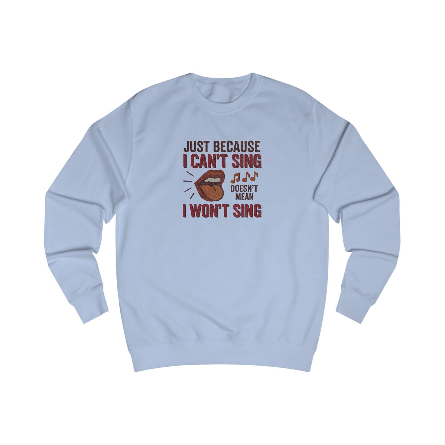 Sing Like Nobody’s Listening — Retro Sweatshirt (Light)