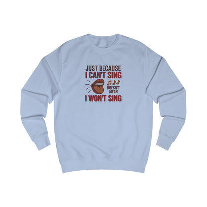 Sing Like Nobody’s Listening — Retro Sweatshirt (Light)