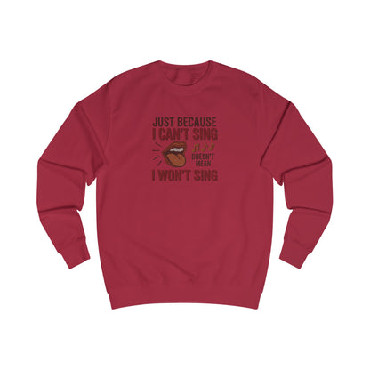 Sing Like Nobody’s Listening — Retro Sweatshirt (Light)
