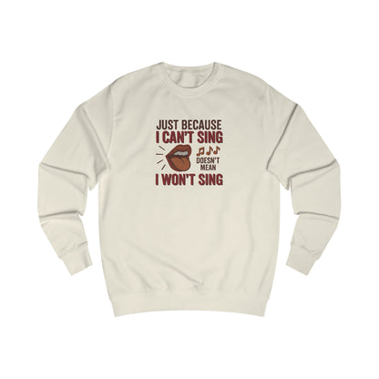 Sing Like Nobody’s Listening — Retro Sweatshirt (Light)