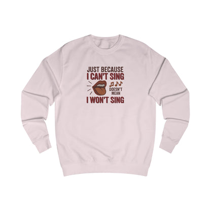 Sing Like Nobody’s Listening — Retro Sweatshirt (Light)