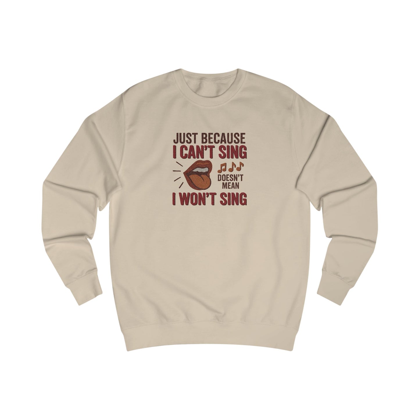 Sing Like Nobody’s Listening — Retro Sweatshirt (Light)