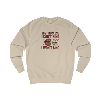 Sing Like Nobody’s Listening — Retro Sweatshirt (Light)