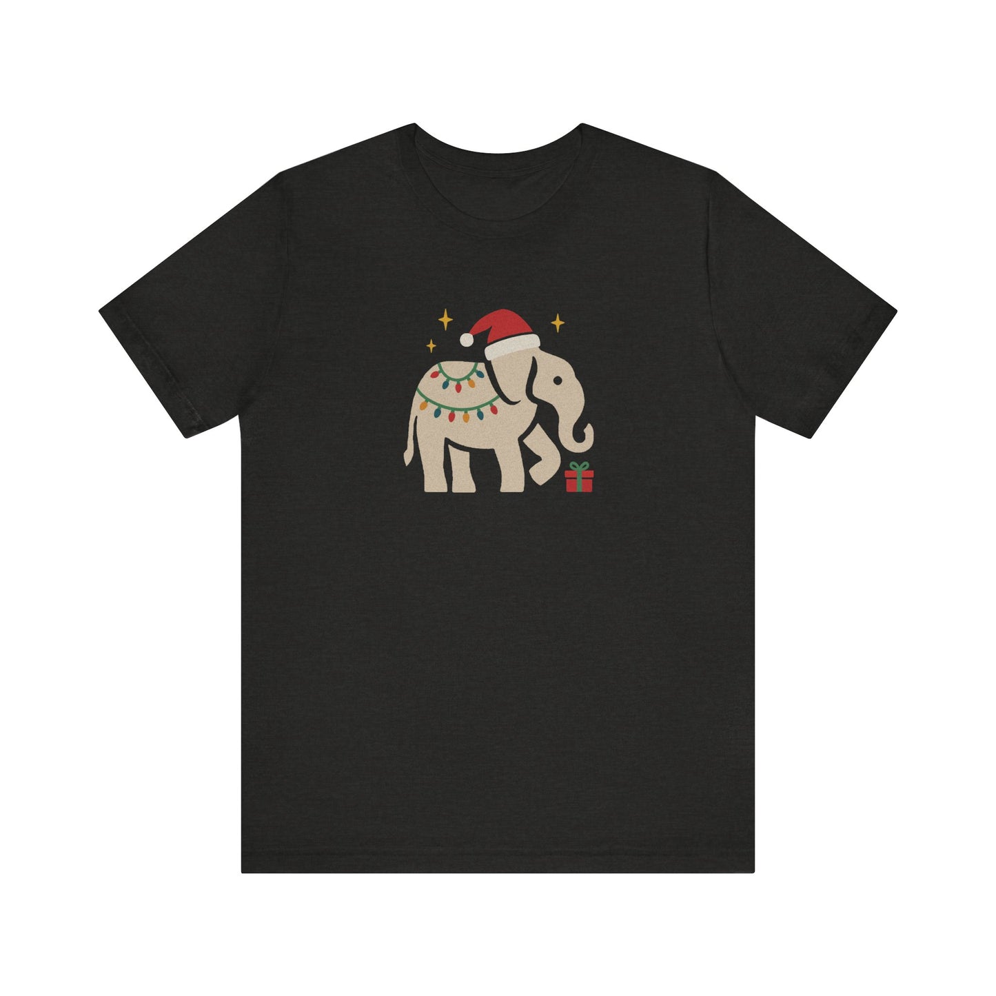 White Elephant Season — Retro Christmas Graphic Tee (Dark)