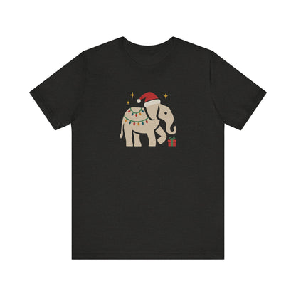 White Elephant Season — Retro Christmas Graphic Tee (Dark)