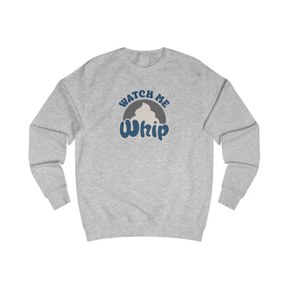 Watch Me Whip — Retro Thanksgiving Graphic Sweatshirt (Light)