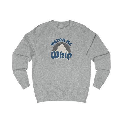 Watch Me Whip — Retro Thanksgiving Graphic Sweatshirt (Light)
