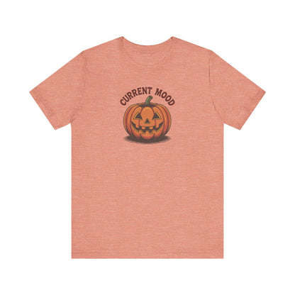 Current Mood (Vintage Jack) — Retro Halloween Tee (Light)
