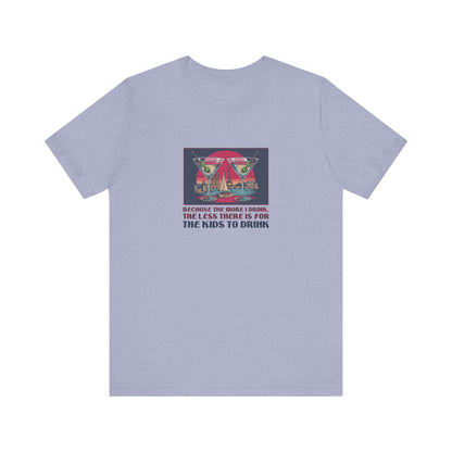 Open Bar (for the Kids) — Friends Retro Tee (Light)