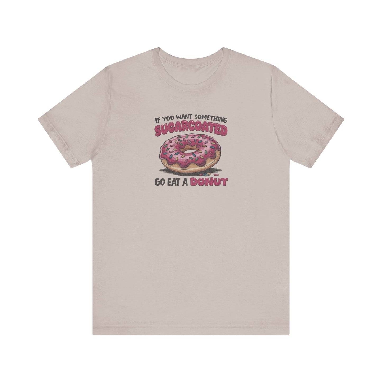 Sugarcoated (Go Eat a Donut) — Retro Graphic Tee (Light)