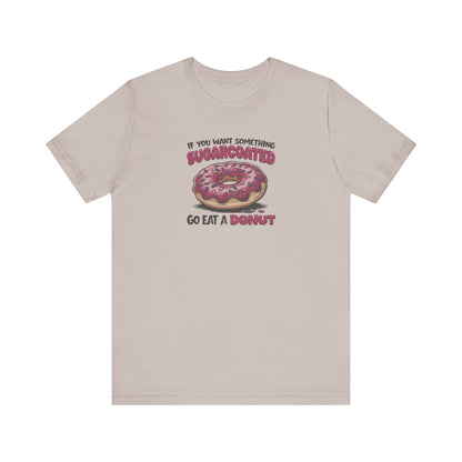 Sugarcoated (Go Eat a Donut) — Retro Graphic Tee (Light)