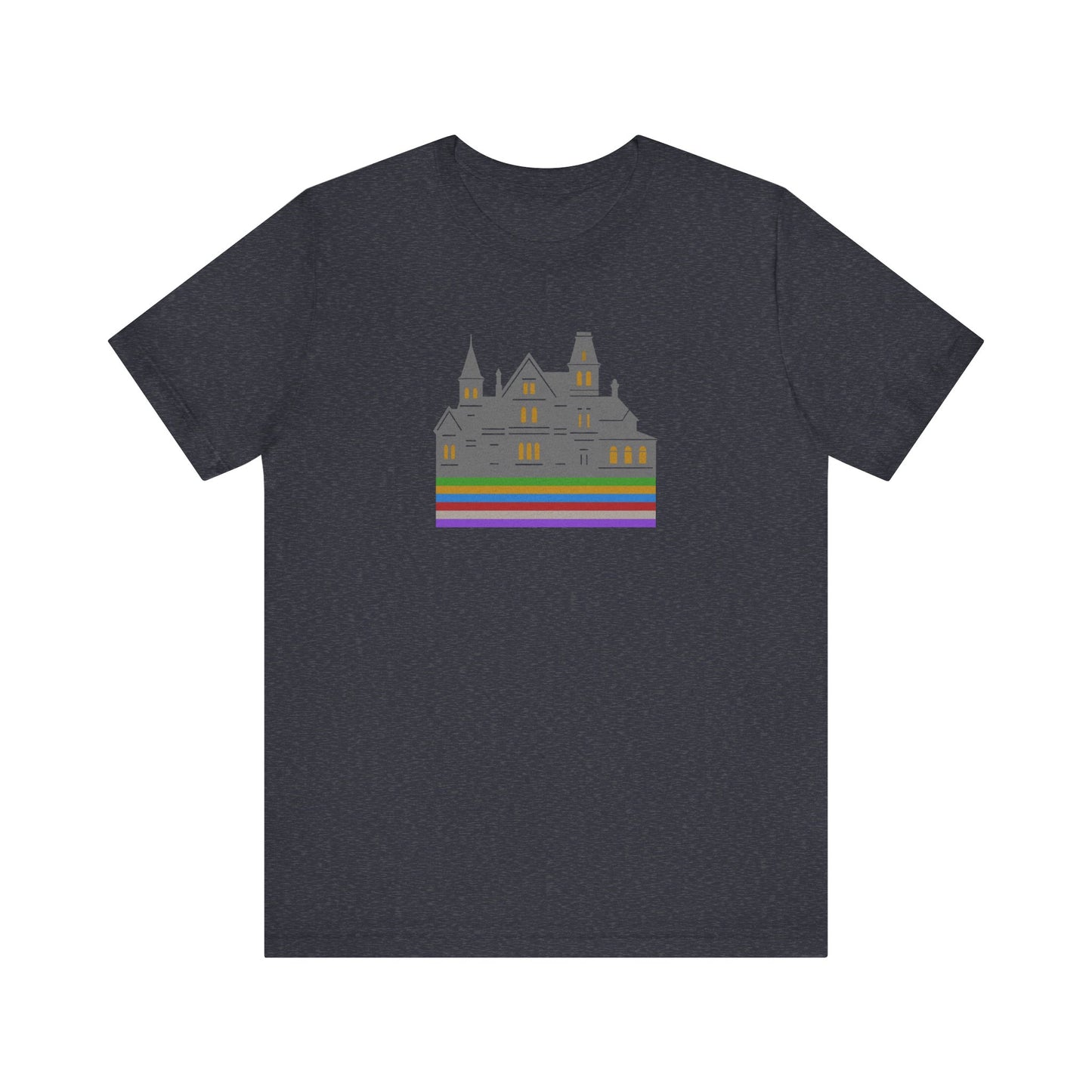 Welcome to Hill House (Off Route 41) — Clue Retro Tee (Dark)