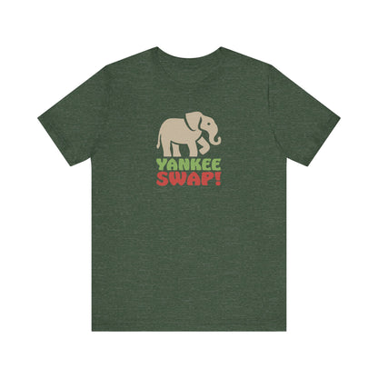 Yankee Swap! Christmas Party — Michael Scott Retro Tee (Dark)