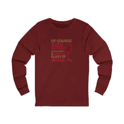Big Glass Energy — Wine Lover Retro Long Sleeve (Dark)