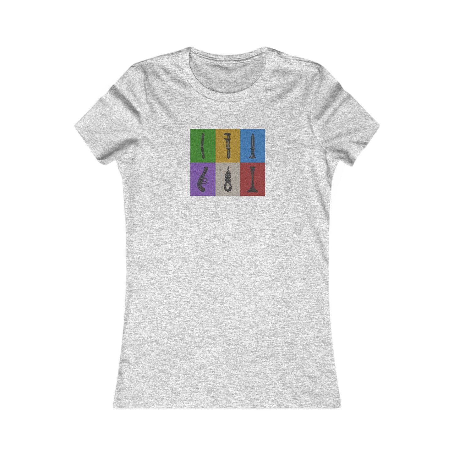 Six Ways Into the Evidence Locker — Clue Retro Women's Tee (Light)