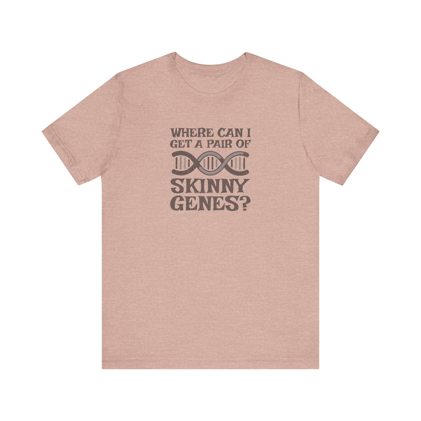 Pair of Skinny Genes — Retro Graphic Tee (Light)