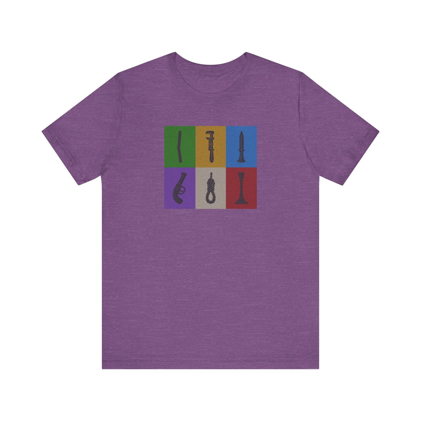 Six Ways Into the Evidence Locker — Clue Retro Tee (Light)