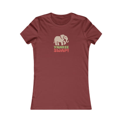 Yankee Swap! Christmas Party — Michael Scott Retro Women's Tee (Dark)