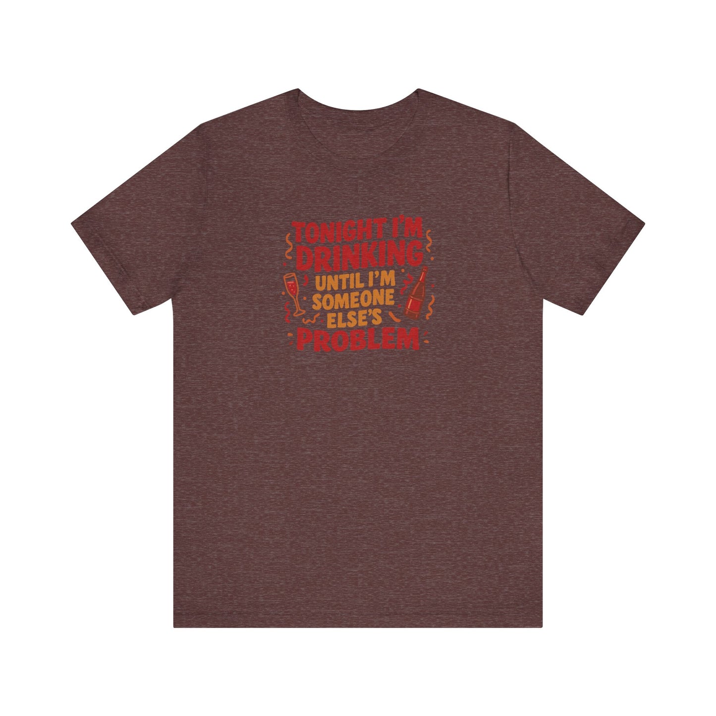 The Problem is Coming From Inside the Bar — Retro Tee (Dark)