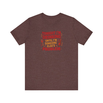 The Problem is Coming From Inside the Bar — Retro Tee (Dark)