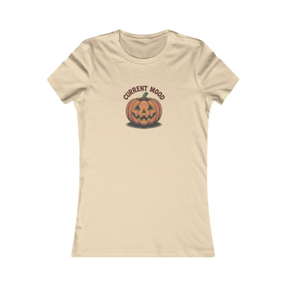 Current Mood (Vintage Jack) — Retro Halloween Women's Tee (Light)