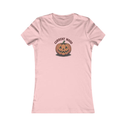 Current Mood (Vintage Jack) — Retro Halloween Women's Tee (Light)