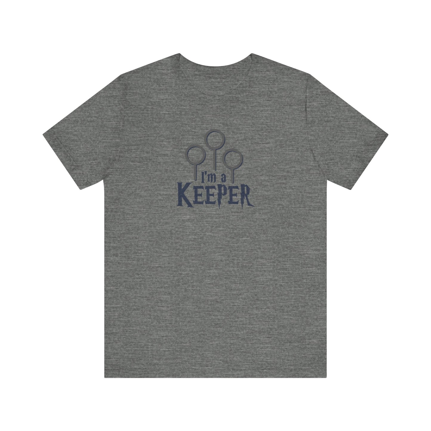 I’m a Keeper — Harry Potter Quidditch Retro Tee (Light)