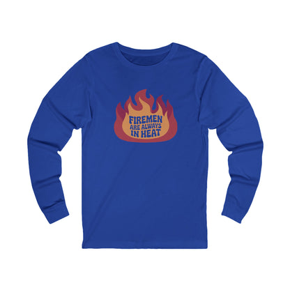 Firemen Are Always in Heat — Flirtatious Retro Long Sleeve (Dark)