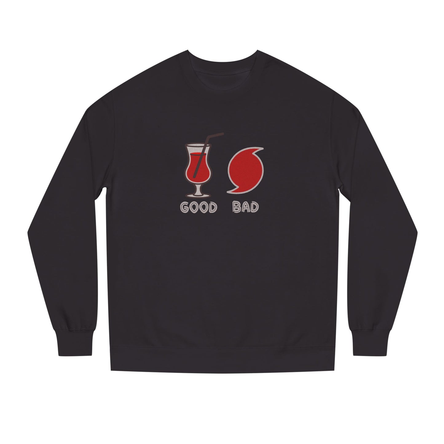 Good Hurricane, Bad Hurricane – Tropical Retro Sweatshirt (Dark)