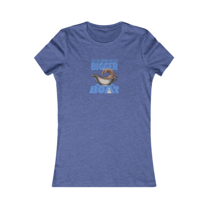 You're Gonna Need a Bigger (Gravy) Boat — Retro Women's Tee (Dark)