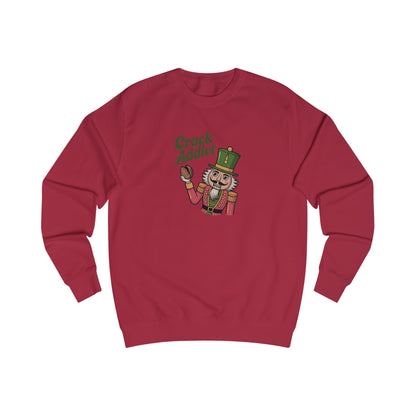 Crack Addict Nutcracker — Vintage Christmas Sweatshirt (Light)
