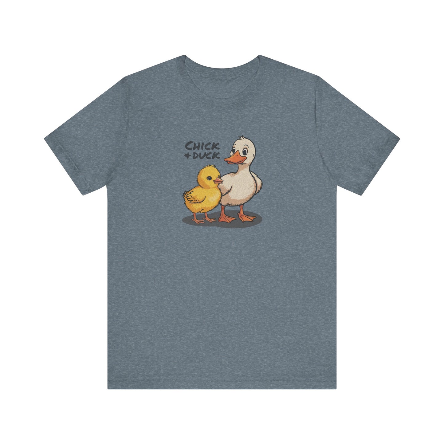 The Chick and the Duck — Friends Retro Tee (Light)
